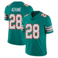 Perkns M.Dolphins #28 De'Von Achane Player Aqua Limited Alternate Vapor Untouchable Home Game Stitched Jerseys