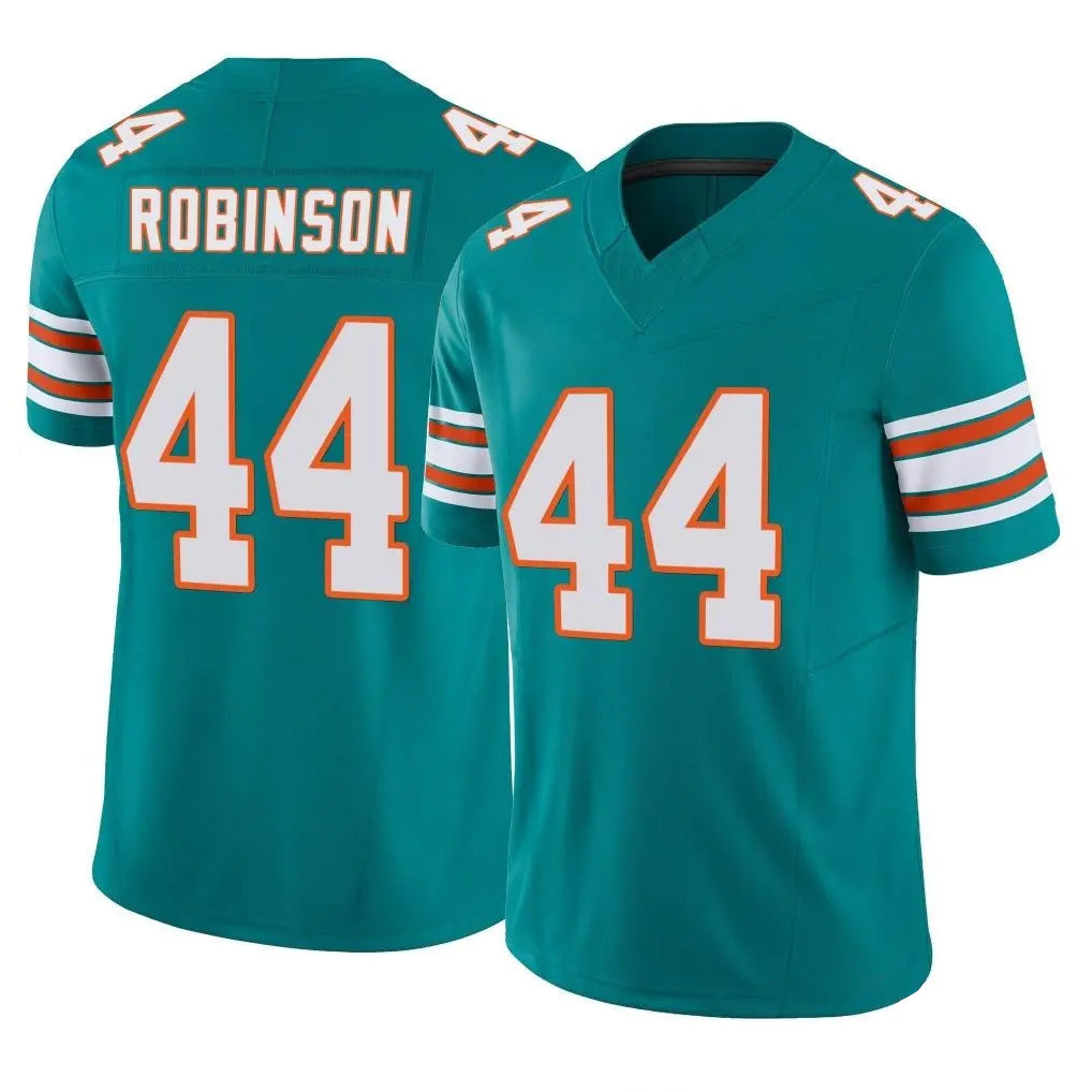 Perkns M.Dolphins #44 Chop Robinson Player Aqua Limited Alternate Vapor F.U.S.E. Home Game Stitched Jerseys