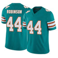 Perkns M.Dolphins #44 Chop Robinson Player Aqua Limited Alternate Vapor F.U.S.E. Home Game Stitched Jerseys