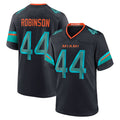 Perkns M.Dolphins #44 Chop Robinson Player Pitch Blue Rivalries Collection Game Stitched Jersey