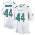 Perkns M.Dolphins #44 Chop Robinson Player White Home Game Stitched Jerseys
