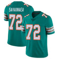 Perkns M.Dolphins #72 Jonah Savaiinaea Player Aqua Limited Alternate Vapor Untouchable Home Game Stitched Jerseys