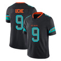Perkns M.Dolphins #9 Joshua Uche Player Black Limited Pitch Rivalries Collection Home Game Stitched Jerseys