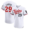 Perkns M.Twins #29 Rod Carew Player White Home Limited Elite Stitched Jerseys