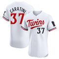 Perkns M.Twins #37 Victor Caratini Player White Home Limited Elite Stitched Jerseys