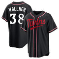 Perkns M.Twins #38 Matt Wallner Player Black Fashion Out Home Limited Stitched Jerseys