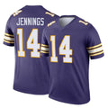 Perkns MN.Vikings #14 Jauan Jennings Player Purple Limited Classic Home Game Stitched Jerseys