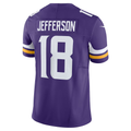 Perkns MN.Vikings #18 Justin Jefferson Purple Vapor F.U.S.E. Limited Stitched Jerseys