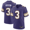 Perkns MN.Vikings #3 Jordan Addison Purple Classic Player Game American Stitched Jerseys