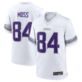 Perkns MN.Vikings #84 Randy Moss White Alternate Retired Player Game American Stitched Jerseys