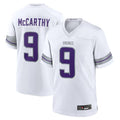 Perkns MN.Vikings #9 J.J. McCarthy White Alternate Game Player American Stitched Jerseys