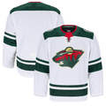 Perkns M.Wild White Away Authentic Pro Jerseys