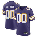 Perkns Custom MN.Vikings Secondary Alternate Game Stitched Jerseys