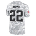 Perkns MN.Vikings #22 Harrison Smith Player Arctic Camo Salute to Service Limited Stitched Jerseys