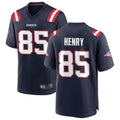 Perkns NE.Patriots #85 Hunter Henry Navy Game Home Jerseys