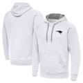Perkns NE.Patriots White Pullover Hoodies Limited Blank Player Stitched Jerseys