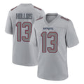 Perkns NE.Patriots #13 Mack Hollins Player Gray Fashion Limited Home Game Stitched Jerseys