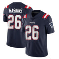 Perkns NE.Patriots #26 Hassan Haskins Player Navy Vapor Untouchable Home Game Stitched Jerseys