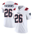 Perkns NE.Patriots #26 Hassan Haskins Player White Vapor Untouchable Home Game Stitched Jerseys