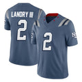Perkns NE.Patriots #2 Harold Landry III Player Blue Limited Rivalries Collection Home Game Stitched Jerseys
