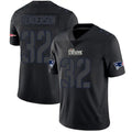 Perkns NE.Patriots #32 TreVeyon Henderson Player Black Limited Impact Stitched Jerseys