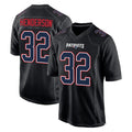 Perkns NE.Patriots #32 TreVeyon Henderson Player Carbon Fashion Limited Home Game Stitched Jerseys