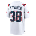 Perkns NE.Patriots #38 Rhamondre Stevenson Player White Home Game Stitched Jerseys