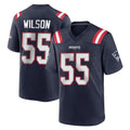 Perkns NE.Patriots #55 Jared Wilson Player Navy Home Game Stitched Jerseys