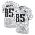 Perkns NE.Patriots #85 Hunter Henry Player Arctic Camo Salute To Service Limited Game Stitched Jerseys