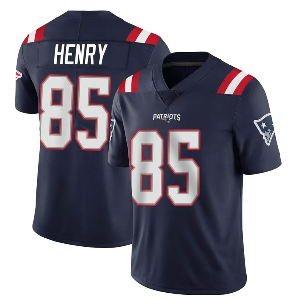 Perkns NE.Patriots #85 Hunter Henry Player Navy Vapor Untouchable Home Game Stitched Jerseys
