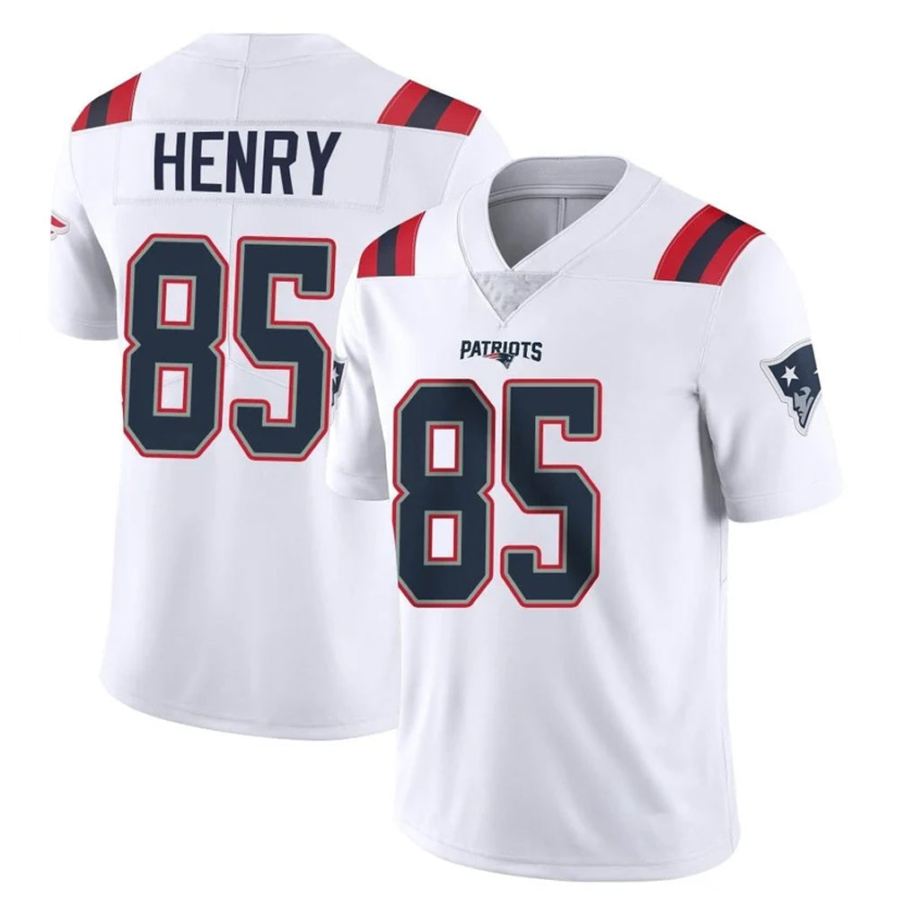 Perkns NE.Patriots #85 Hunter Henry Player White Vapor Untouchable Home Game Stitched Jerseys