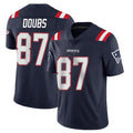 Perkns NE.Patriots #87 Romeo Doubs Player Navy Vapor Untouchable Home Game Stitched Jerseys
