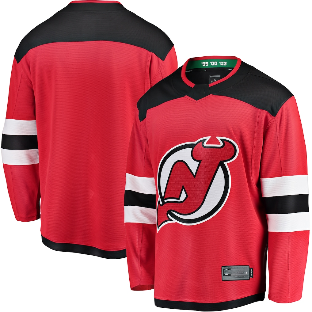 Perkns N.Jersey Devils Red Breakaway Home Jerseys