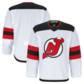 Perkns N.Jersey Devils White Away Authentic Pro Jerseys