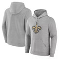 Perkns NO.Saints Gray LOGO Pullover Hoodies Limited Blank Player Stitched Jerseys
