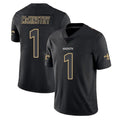 Perkns NO.Saints #1 Kool-Aid McKinstry Player Black Impact Limited Home Game Stitched Jerseys