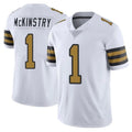 Perkns NO.Saints #1 Kool-Aid McKinstry Player White Limited Color Rush Home Game Stitched Jerseys