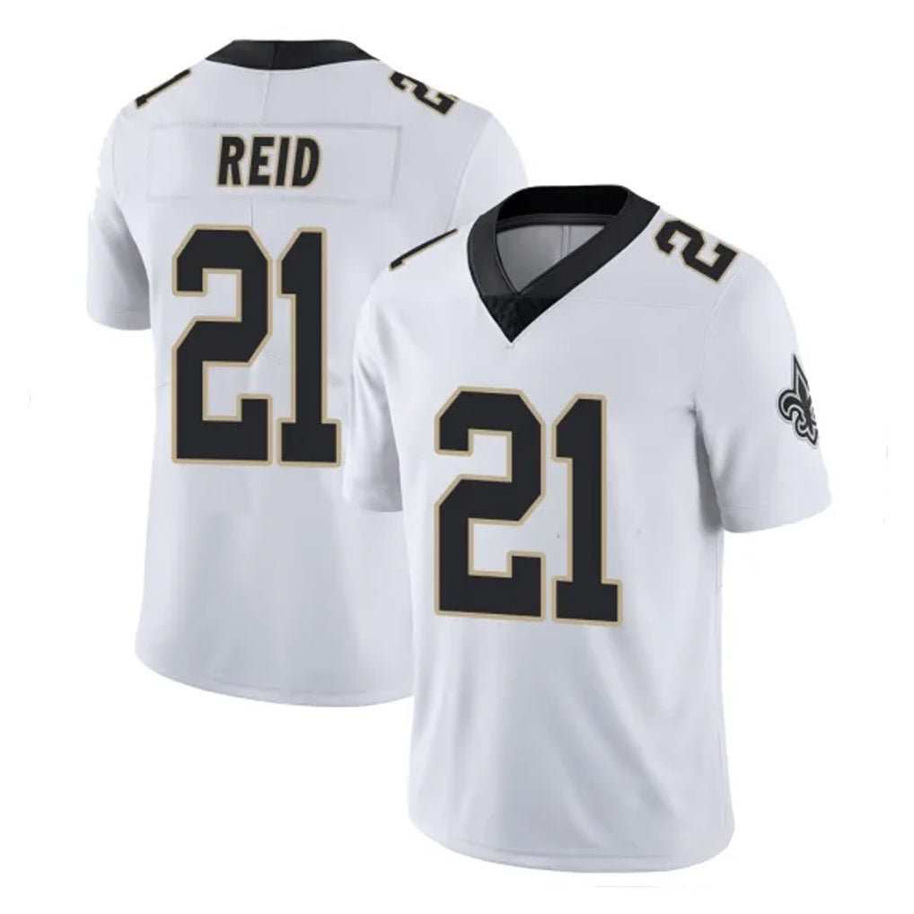 Perkns NO.Saints #21 Justin Reid Player White Limited Vapor Untouchable Home Game Stitched Jerseys