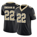 Perkns NO.Saints #22 Martin Emerson Jr. Player Black Limited Vapor F.U.S.E. Home Game Stitched Jerseys