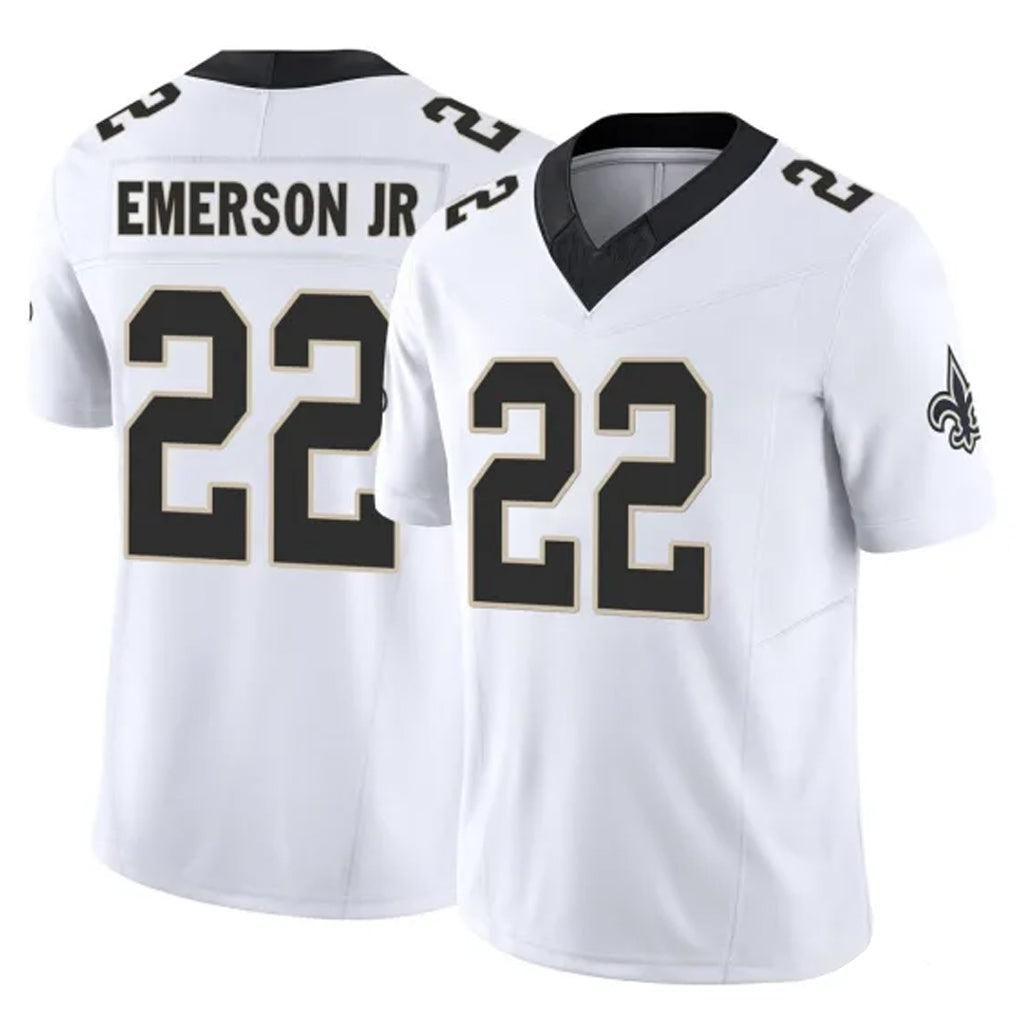 Perkns NO.Saints #22 Martin Emerson Jr. Player White Limited Vapor F.U.S.E. Home Game Stitched Jerseys