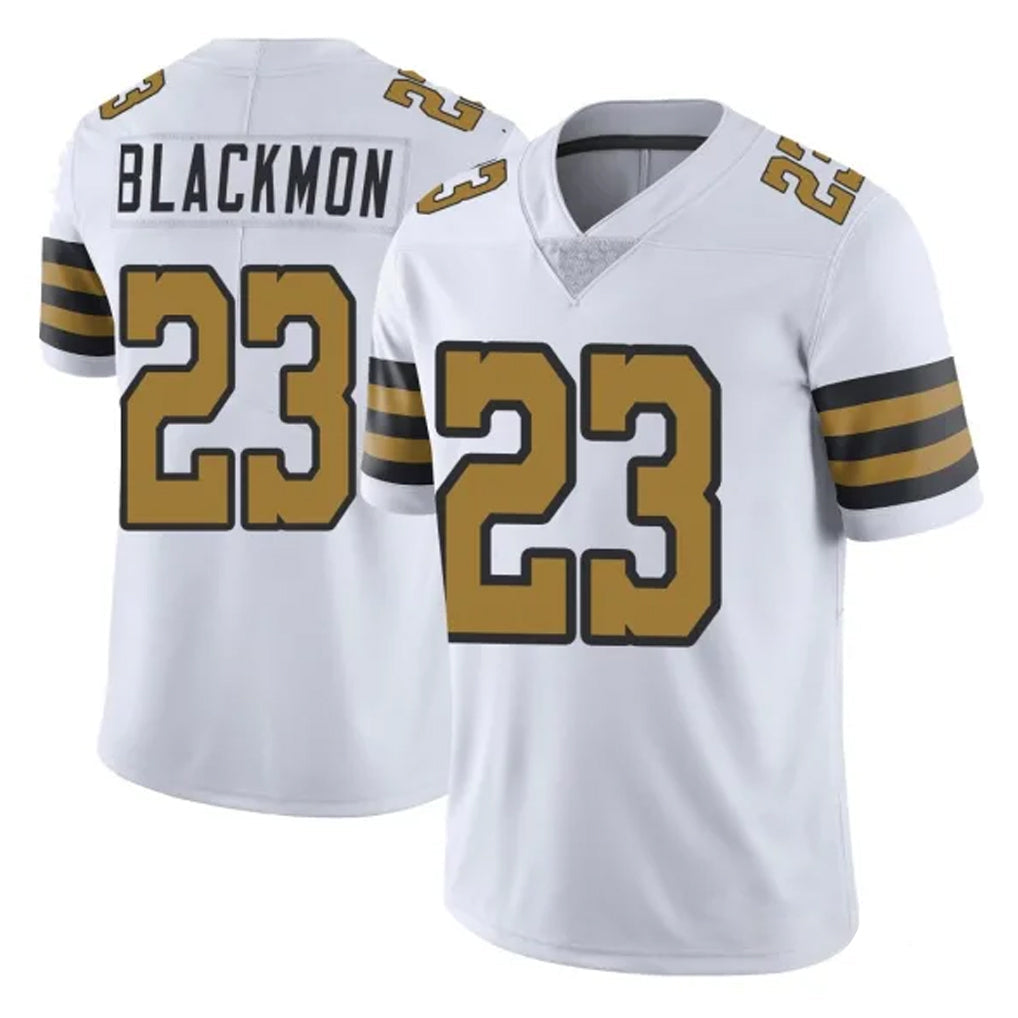 Perkns NO.Saints #23 Julian Blackmon Player White Limited Color Rush Home Game Stitched Jerseys