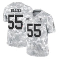Perkns NO.Saints #55 Kaden Elliss Player Arctic Camo Salute To Service Limited Game Stitched Jerseys