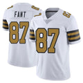 Perkns NO.Saints #87 Noah Fant Player White Limited Color Rush Home Game Stitched Jerseys