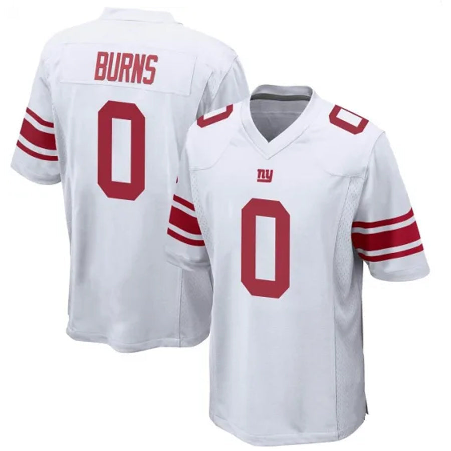 Perkns NY.Giants #0 Brian Burns Player White Game Stitched Jerseys