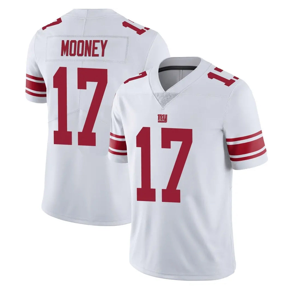 Perkns NY.Giants #17 Darnell Mooney Player White Limited Vapor Untouchable Home Game Stitched Jerseys