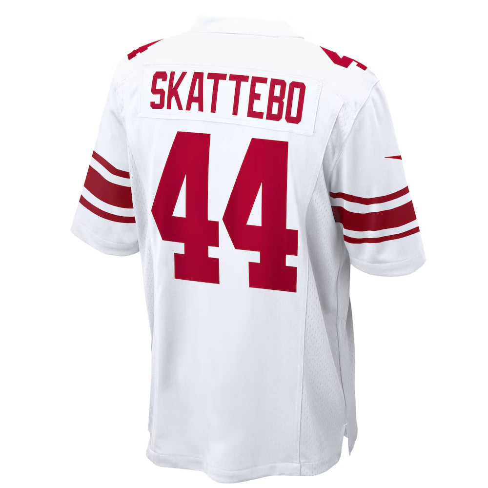 Perkns NY.Giants #44 Cam Skattebo Player White Game Football Jerseys