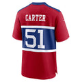Perkns NY.Giants #51 Abdul Carter Player Red Home Game Stitched Jerseys