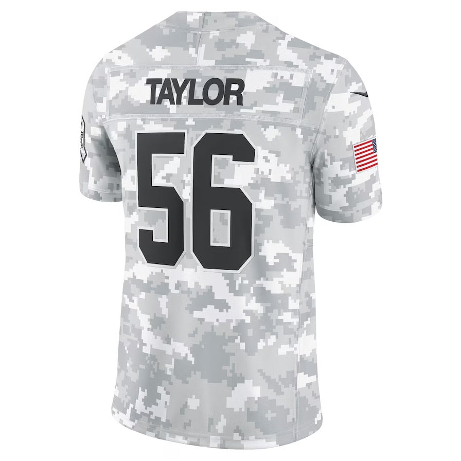 Perkns NY.Giants #56 Lawrence Taylor Arctic Camo 2024 Salute to Service Retired Player Limited Stitched Jerseys