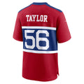 Perkns NY.Giants #56 Lawrence Taylor Century Red Alternate Retired Player Game Stitched Jerseys