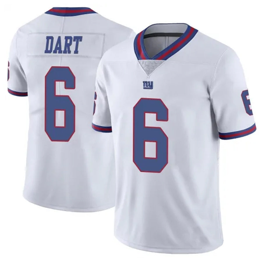Perkns NY.Giants #6 Jaxson Dart Player White Vapor Limited Stitched Jerseys